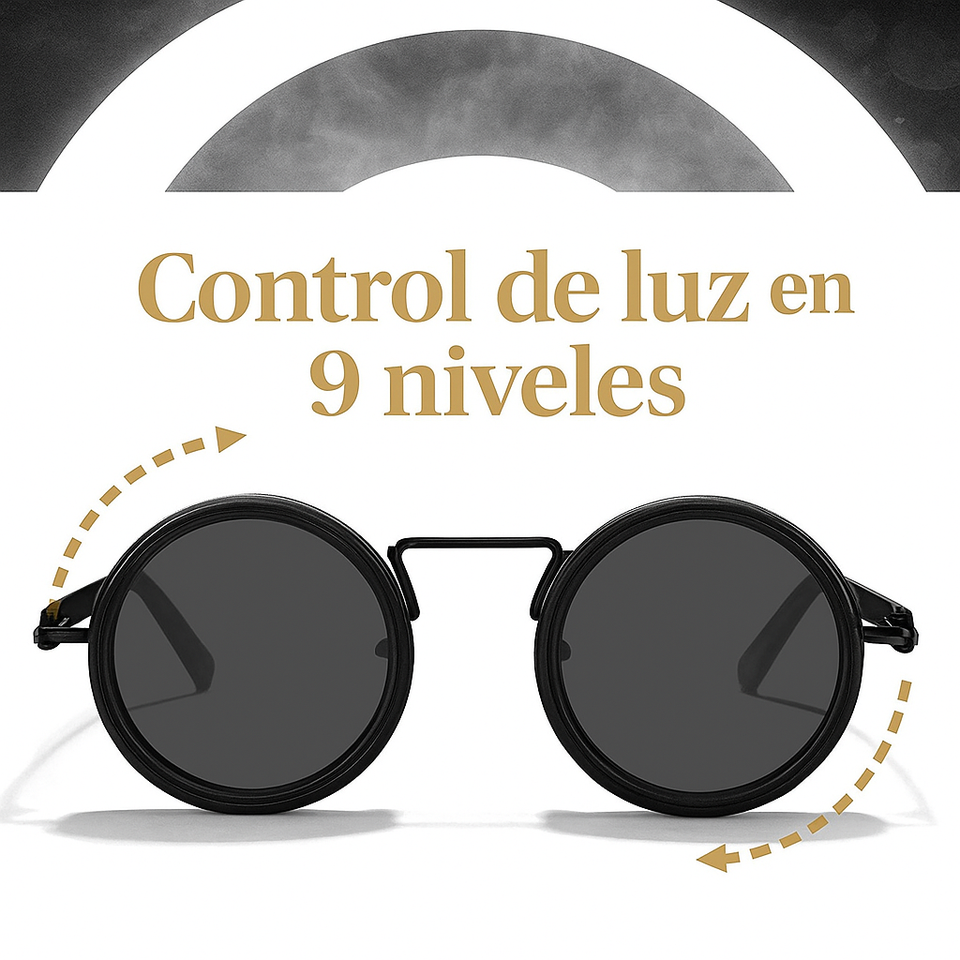 Gafas de sol ND ajustables | Filtro UV400 y control de luz en 9 niveles