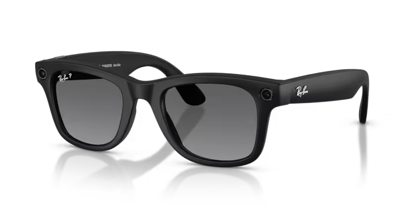 Ray-Ban Meta Gen 2 Wayfarer Matte Black Graphite Polarized | Lazzat Arequipa