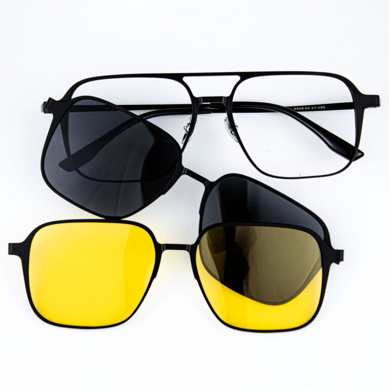 Kit Titanio LAZZAT 9908 AVIADOR ICÓNICO