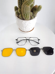 Kit Titanio LAZZAT 9908 AVIADOR ICÓNICO