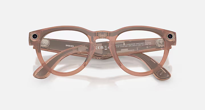 Ray-Ban Meta Gen 2 Headliner Matte Peach Transitions Grey - imagen 5
