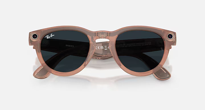 Ray-Ban Meta Gen 2 Headliner Matte Peach Transitions Grey - imagen 8