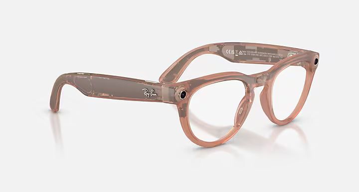 Ray-Ban Meta Gen 2 Headliner Matte Peach Transitions Grey - imagen 3