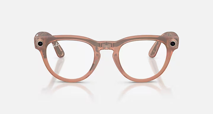 Ray-Ban Meta Gen 2 Headliner Matte Peach Transitions Grey - imagen 4