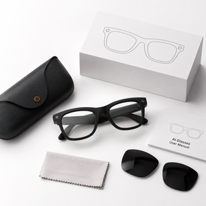 MT5 Ultra AI Smart Glasses Negro + Lunas Fotocromáticas Gratis