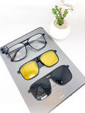 Kit Titanio con TR90 LAZZAT 93002 + 2 sobrelentes