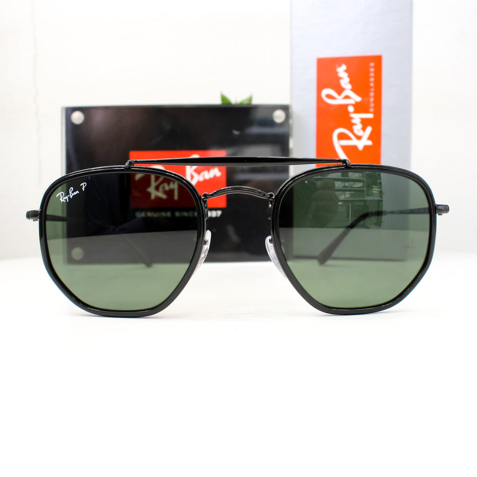 Ray-Ban RB3648M – 002/58 THE MARSHAL II BLACK G15 GREEN | Lazzat Arequipa - imagen 2