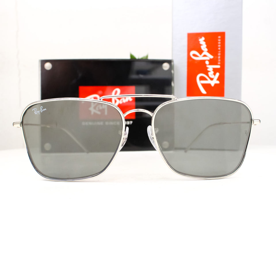 Ray-Ban Caravan Reverse RBR0102S – SILVER GREY MIRROR SILVER | Lazzat Arequipa - imagen 1