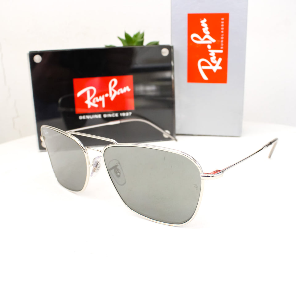 Ray-Ban Caravan Reverse RBR0102S – SILVER GREY MIRROR SILVER | Lazzat Arequipa - imagen 3