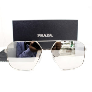 Prada Linea Rossa PS 55WS – 1BC07F SILVER LIGHT GREY MIRROR SILVER | Lazzat Arequipa - imagen 1