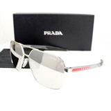 Prada Linea Rossa PS 55WS – 1BC07F SILVER LIGHT GREY MIRROR SILVER | Lazzat Arequipa - imagen 3