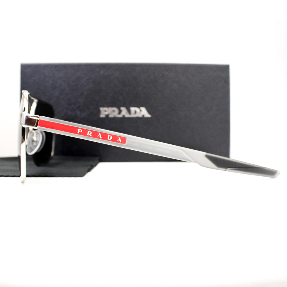 Prada Linea Rossa PS 55WS – 1BC07F SILVER LIGHT GREY MIRROR SILVER | Lazzat Arequipa - imagen 4