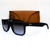 Ray-Ban Justin RB4165 – 601/8G RUBBER BLACK LIGHT GREY GRADIENT DARK GREY | Lazzat Arequipa - imagen 1