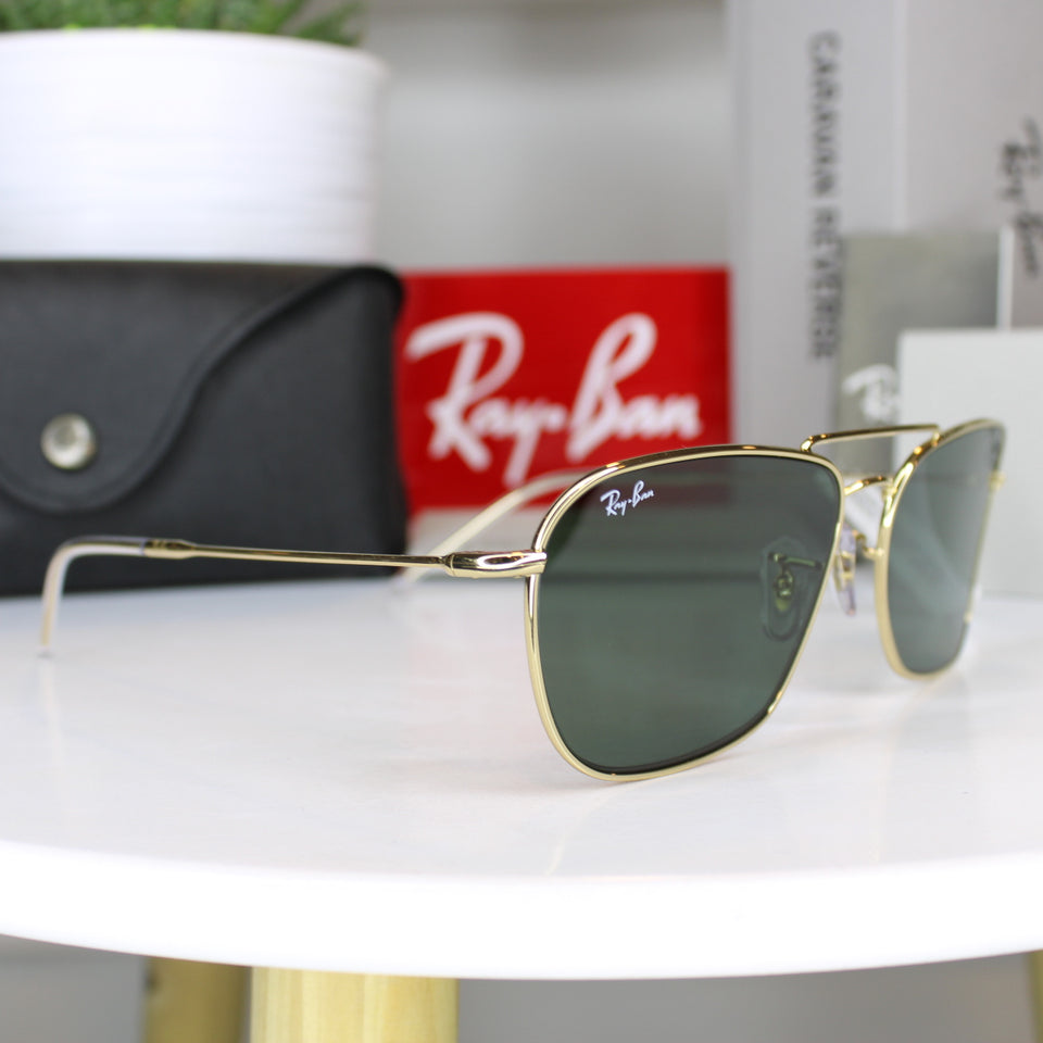 Ray-Ban Caravan Reverse RBR0102S – ARISTA DARK GREEN | Lazzat Arequipa - imagen 3