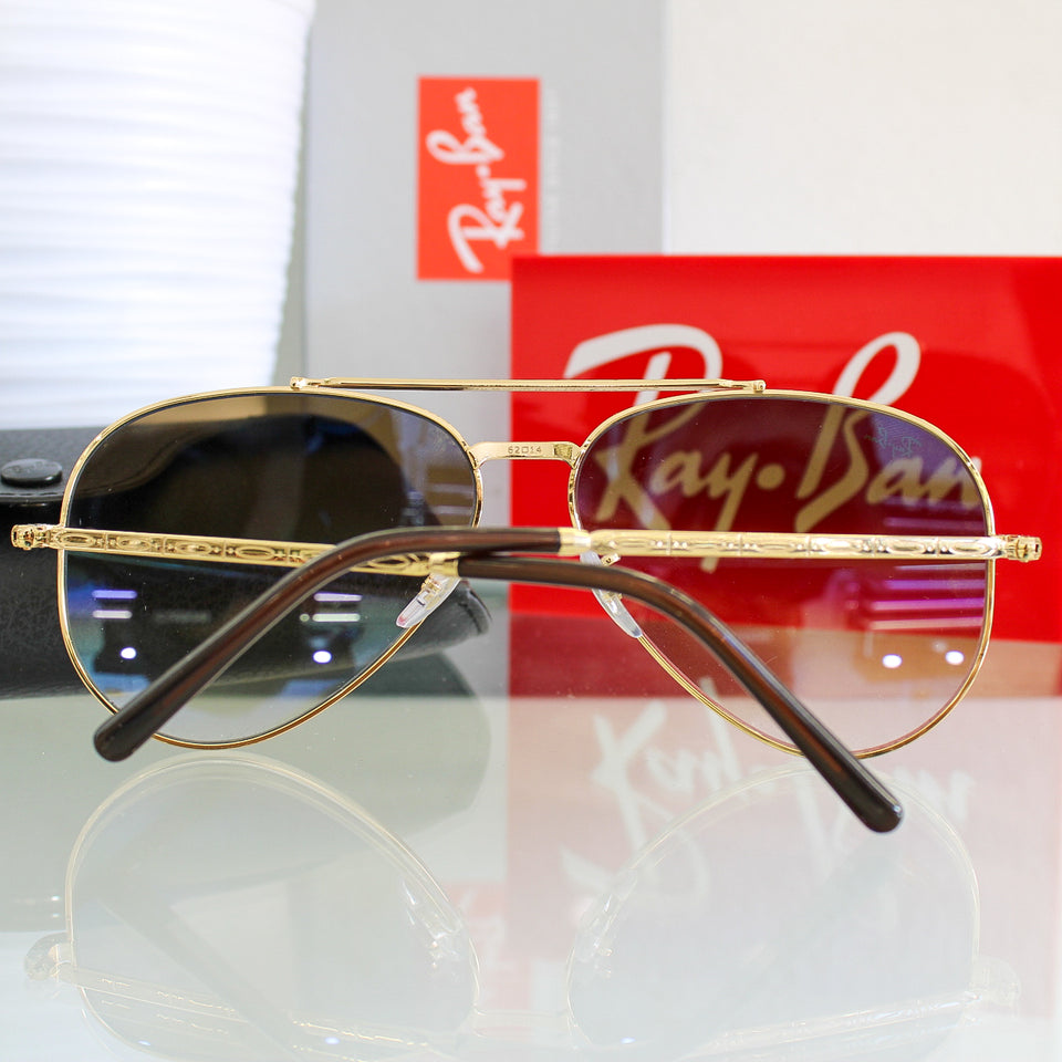 Ray-Ban New Aviator RB3625 – 001/51 ARISTA CLEAR GRADIENT BROWN | Lazzat Arequipa - imagen 4