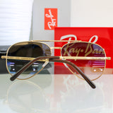 Ray-Ban New Aviator RB3625 – 001/51 ARISTA CLEAR GRADIENT BROWN | Lazzat Arequipa - imagen 4