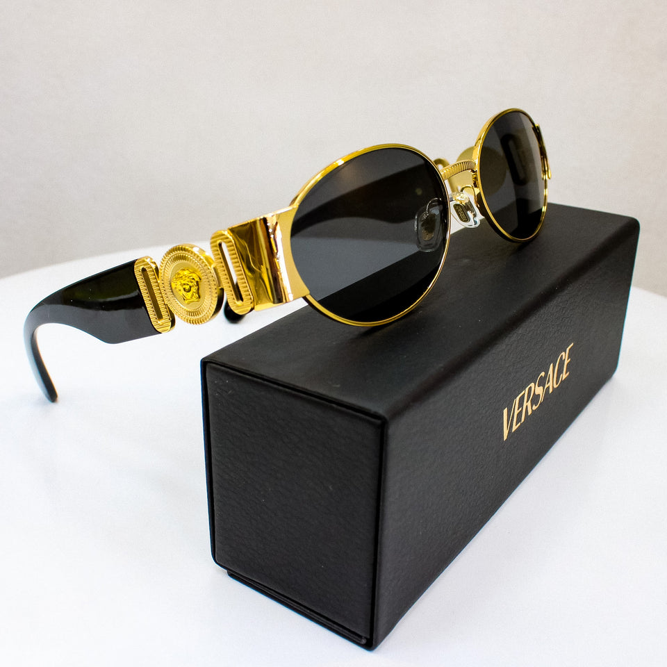 Versace VE2299 – 1002/87 GOLD DARK GREY | Lazzat Arequipa - imagen 4