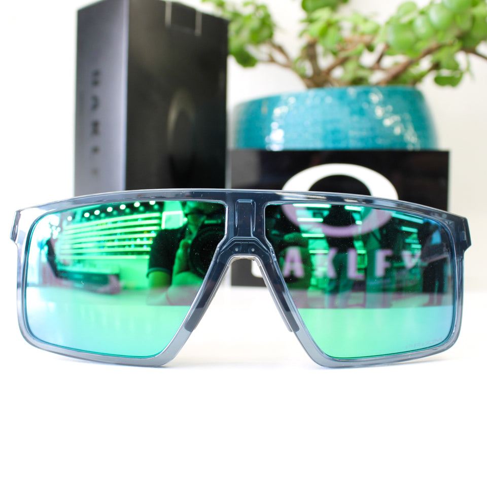 Oakley Helux 146 OO9285 – 0961 CRYSTAL BLACK - PRIZM JADE