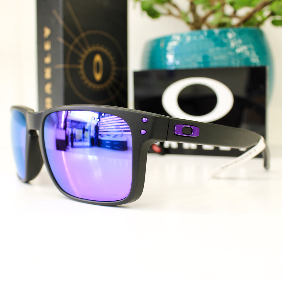 Oakley Holbrook 137 OO9102 – K655 MATTE BLACK - PRIZM VIOLET