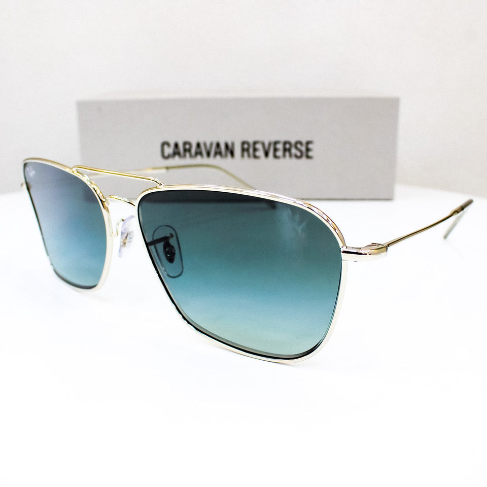 Ray-Ban Caravan Reverse RBR0102S – SILVER GREY GRADIENT | Lazzat Arequipa - imagen 3