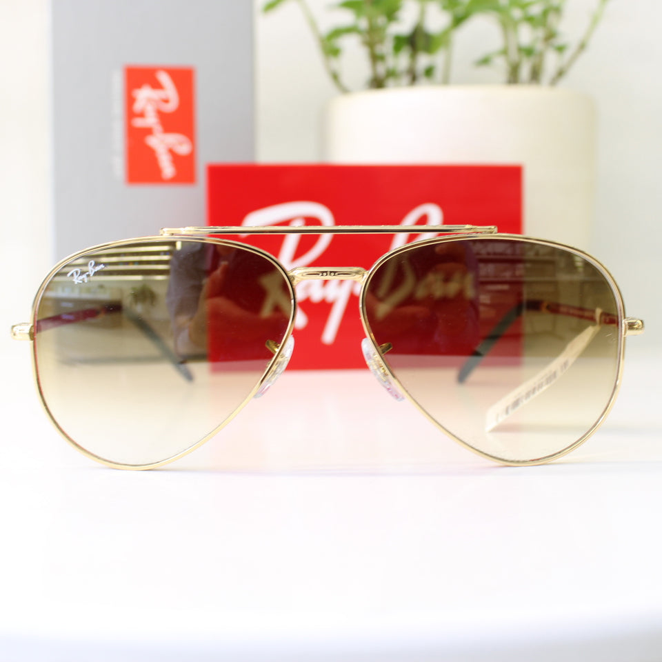 Ray-Ban New Aviator RB3625 – 001/51 ARISTA CLEAR GRADIENT BROWN | Lazzat Arequipa - imagen 2
