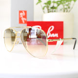 Ray-Ban New Aviator RB3625 – 001/51 ARISTA CLEAR GRADIENT BROWN | Lazzat Arequipa - imagen 1