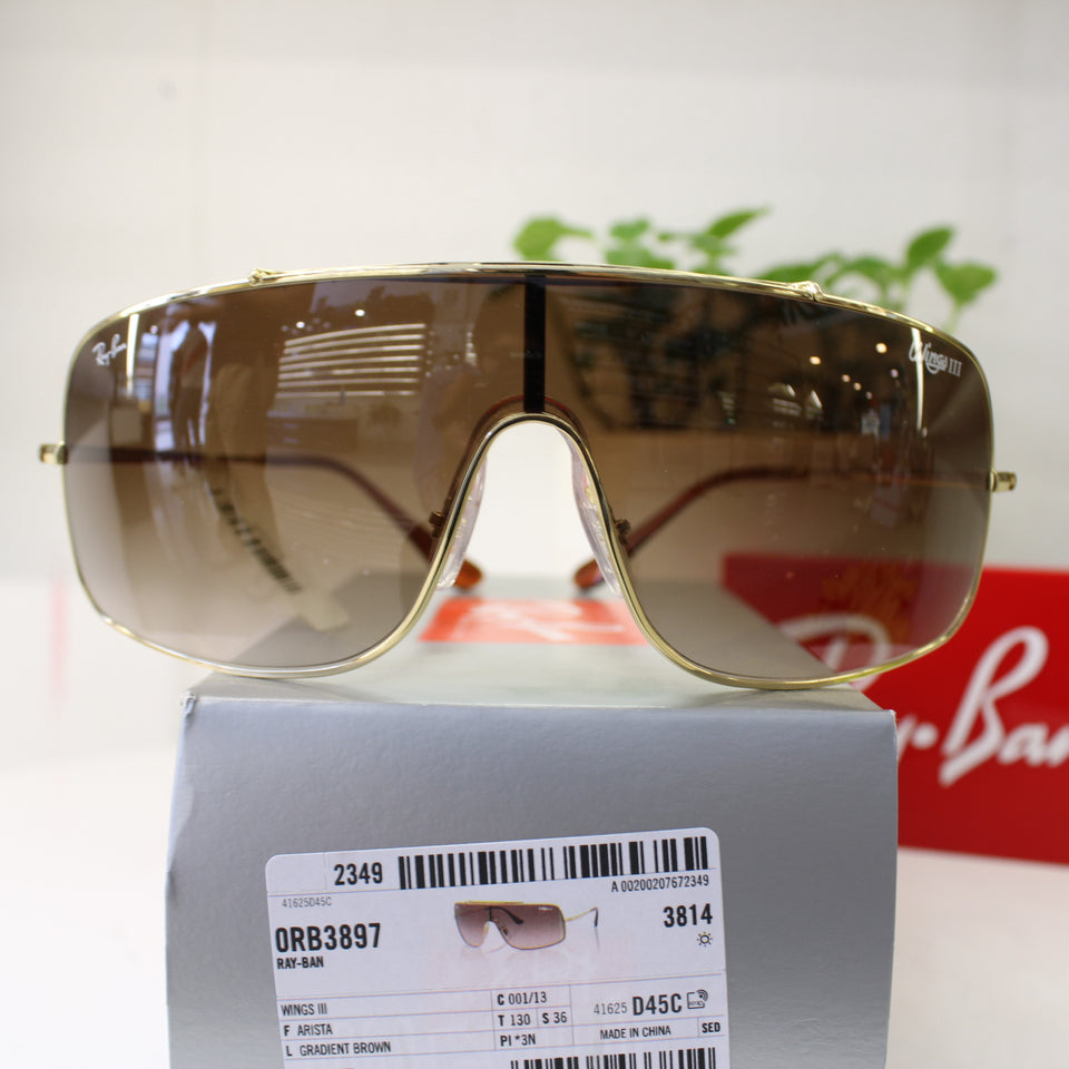 Ray-Ban Wings III RB3897 – 001/13 ARISTA - GRADIENT BROWN | Lazzat Arequipa - imagen 3